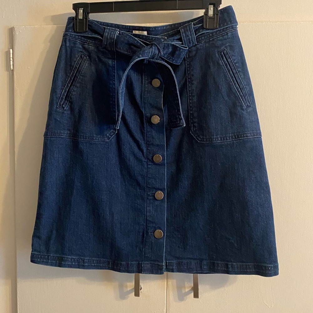A New Day (target) high waisted denim skirt